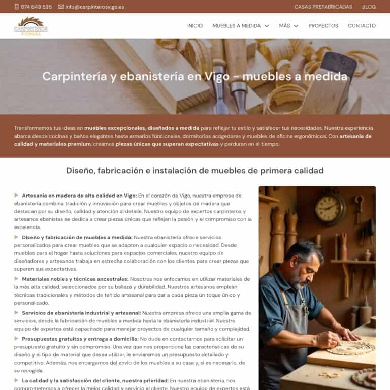 Carpinteros en Vigo